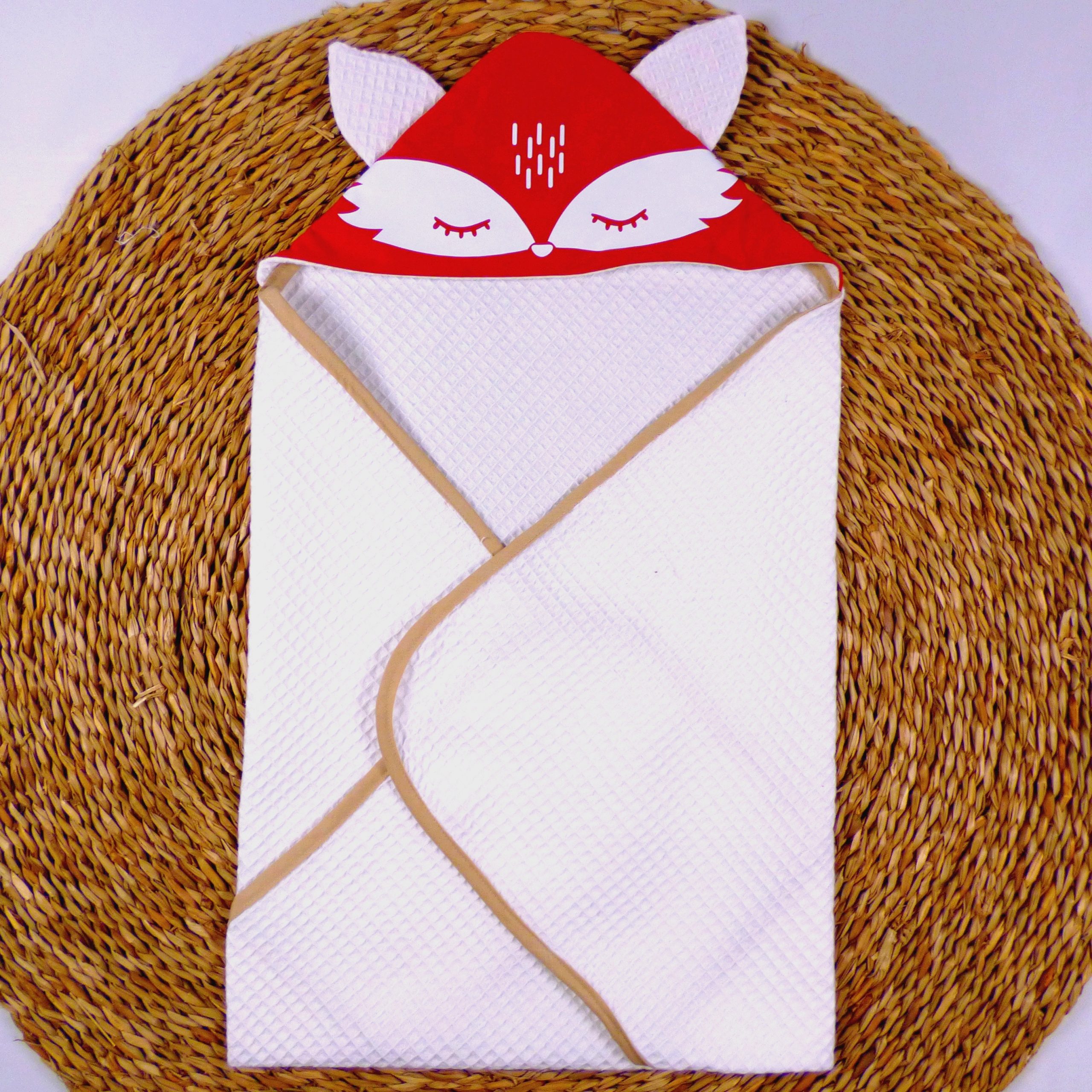 Cape de Bain tissus nid d'abeille